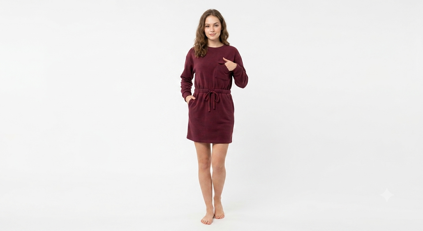 Missguided Women's Burgundy Dress