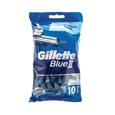 Gillette Blue II Plus 10 Pcs