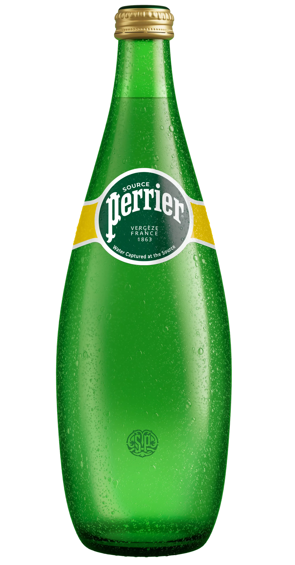 Perrier Carbonated Natural Mineral Water Glass Bottle 330ml| Maison Perrier In Lebanon