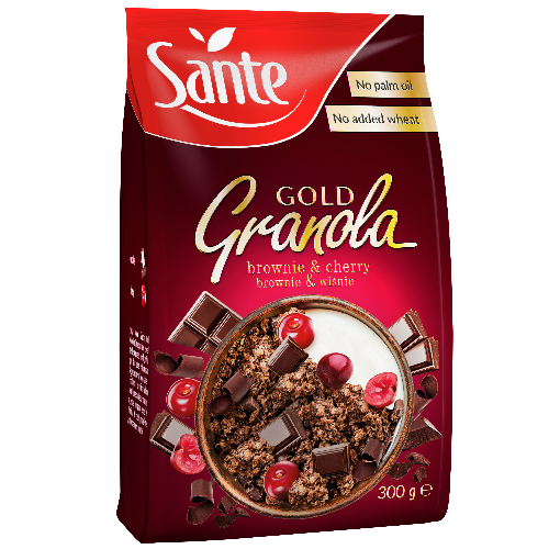 Sante Gold Granola Brownie & Cherry 300g| Sante In Lebanon