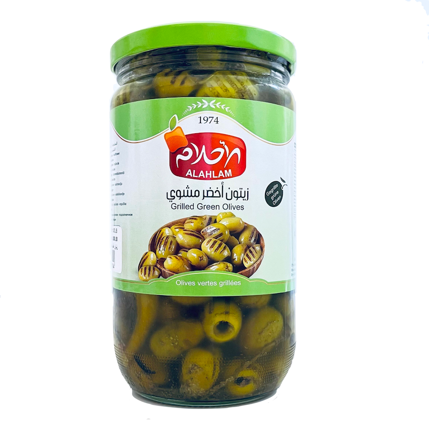 Al Ahlam Grilled Green Olives 650g
