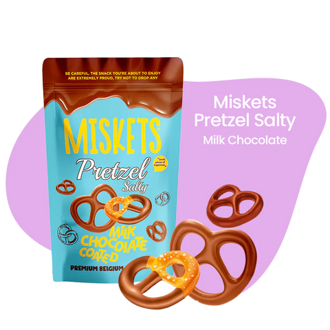 Miskets Salted Cracker Milk Chocolate 80g | Miskets In Lebanon