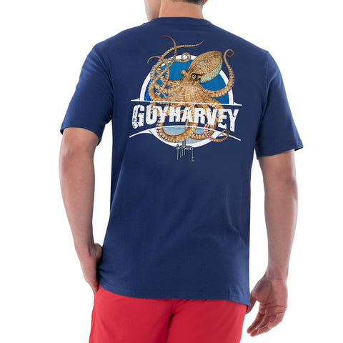 Guy Harvey Men's Navy T-Shirt ABF753(ll7,19,me8,me18,19)