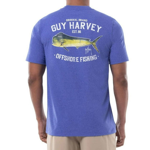 Guy Harvey Men's Blue T-Shirt ABF707 shr