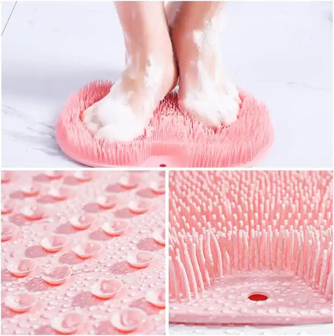SD Pink Foot Care Cleaner Shower Mat shr