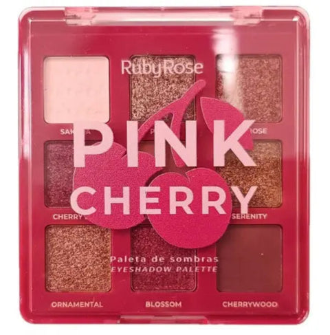 Ruby Rose Pink Cherry Eyeshadow Palette Pink  (HB-E2202)