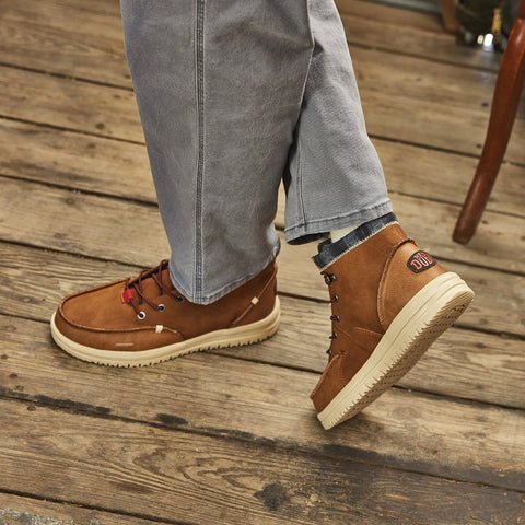 Hey Dude Men's Camel Bradley Classic Boots | Hey Dude In Lebanon