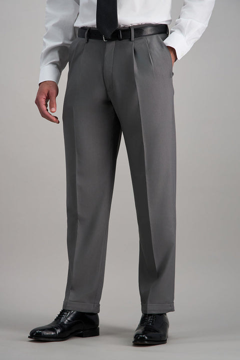Haggar Men's Med Gray Premium Comfort Dress Pant   |  Haggar in Lebanon