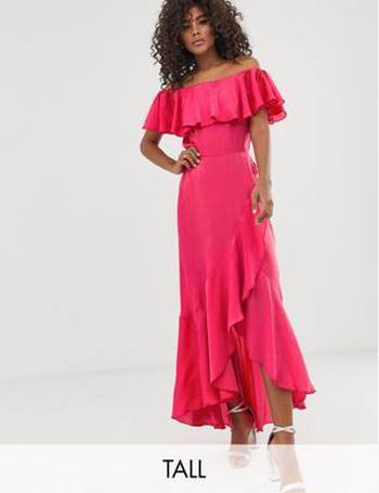Flounce London Women's Pink Dress AMF1346 (shr)