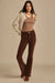 Lucky Brand Women's Brown High Rise Seamed Corduroy Stevie Flare Pants | Lucky Brand In Lebanon