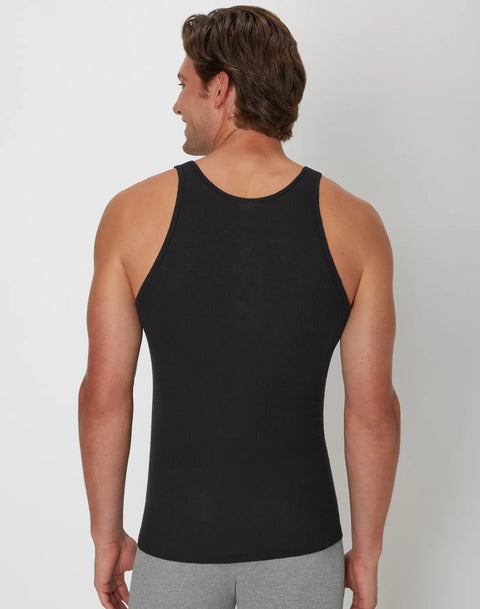 Hanes Men's Black and Gray 6-Pack Ultimate ComfortSoft Tanks | Hanes In Lebanon