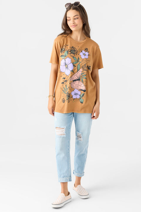 O'Neill Women's Camel Short-Sleeve Jupiter T-Shirt | O'Neill In Lebanon
