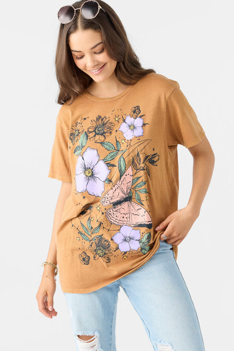 O'Neill Women's Camel Short-Sleeve Jupiter T-Shirt | O'Neill In Lebanon