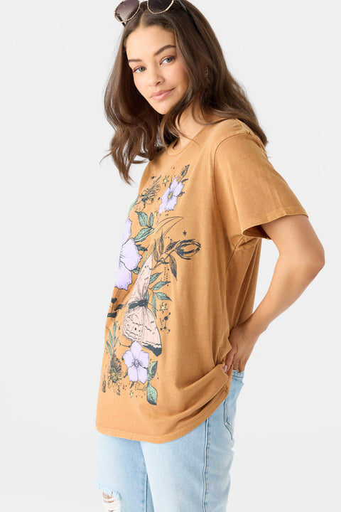 O'Neill Women's Camel Short-Sleeve Jupiter T-Shirt | O'Neill In Lebanon
