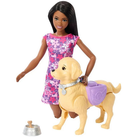 Barbie Life in the City Brooklyn Doll with Walk & Potty Dog Toy|Barbie In Lebanon