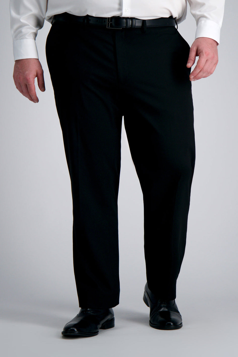 Haggar Men's Black Classic Fit Trouser | Haggar In Lebanon