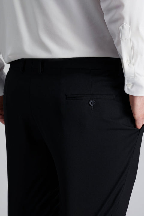 Haggar Men's Black Classic Fit Trouser | Haggar In Lebanon
