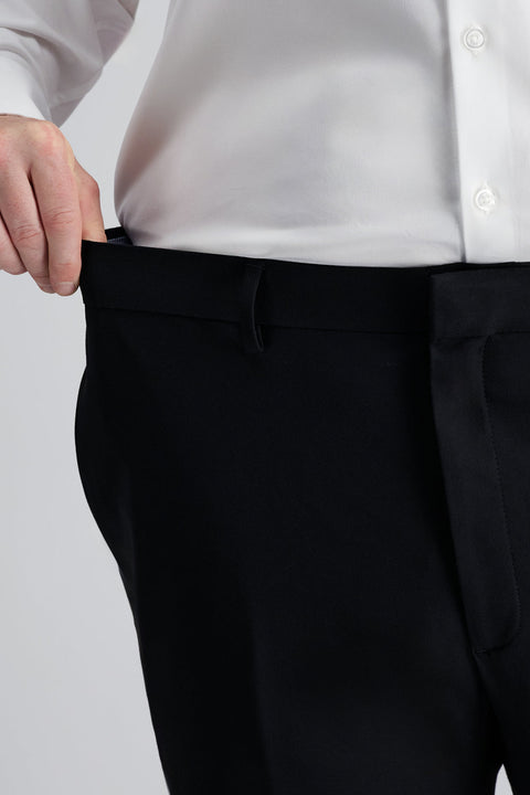 Haggar Men's Black Classic Fit Trouser | Haggar In Lebanon