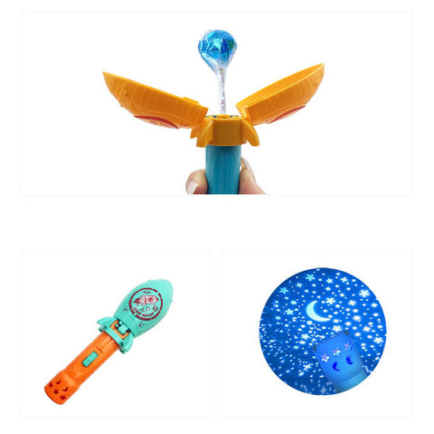 Hoppin Candy Toy Space Lightining Rocket Lollipop | Hoppin In Lebanon
