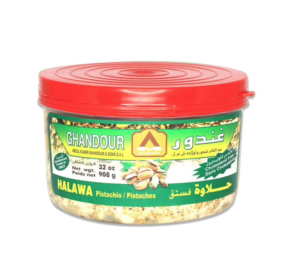 Ghandour Halawa Plain Pistachio 454g | Ghandour In Lebanon