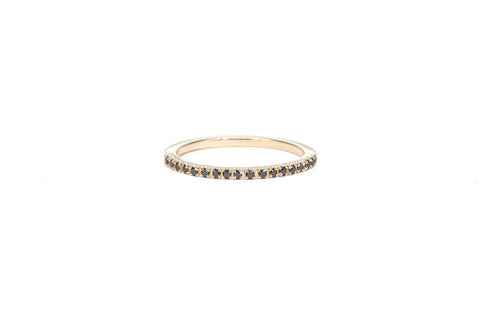 Giani Bernini Women's Gold Narrow Ring with Black Spinel |  Giani Bernini In Lebanon