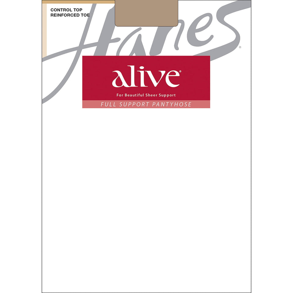 Hanes Women's Beige Alive Full Support Pantyhose with Control Top|Hanes In Lebanon
