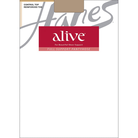 Hanes Women's Beige Alive Full Support Pantyhose with Control Top|Hanes In Lebanon