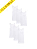 Hanes Boy's White 5+ 1 Bonus Pack Undershirt Tank Top| Hanes In Lebanon