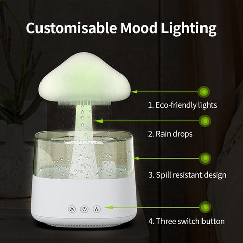 SD 7 colors led night light cool mist ultrasonic essential oil diffuser