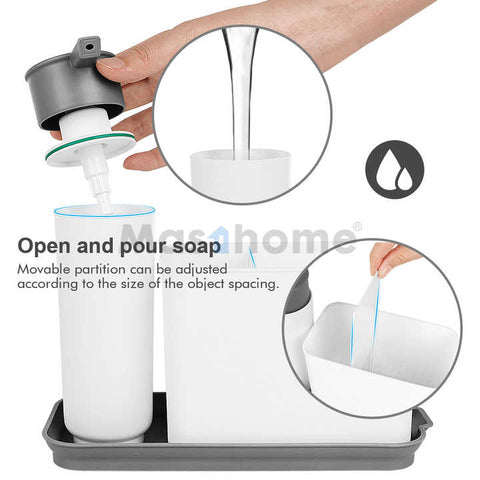 Vivess White & Grey Sink Organizer | Vivess In Lebanon