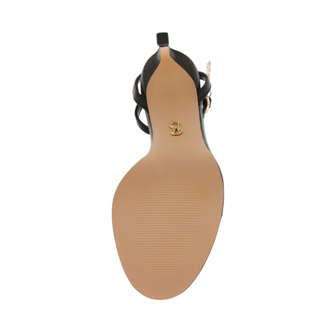 Steve Madden Women's Black Leather Kelsi Heel Sandals|Steve Madden In Lebanon