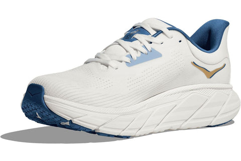 Hoka Men's White & Blue Arahi 7 Sneakers |Hoka In Lebanon