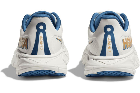 Hoka Men's White & Blue Arahi 7 Sneakers |Hoka In Lebanon