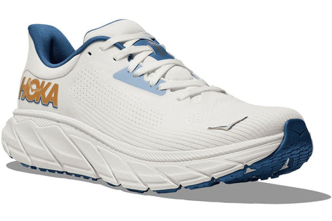 Hoka Men's White & Blue Arahi 7 Sneakers |Hoka In Lebanon