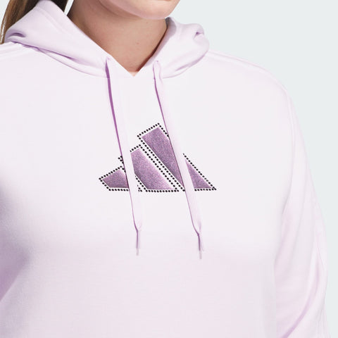 Adidas Women's  Lavender Oversized Hoodie (Plus Size) | Adidas In Lebanon