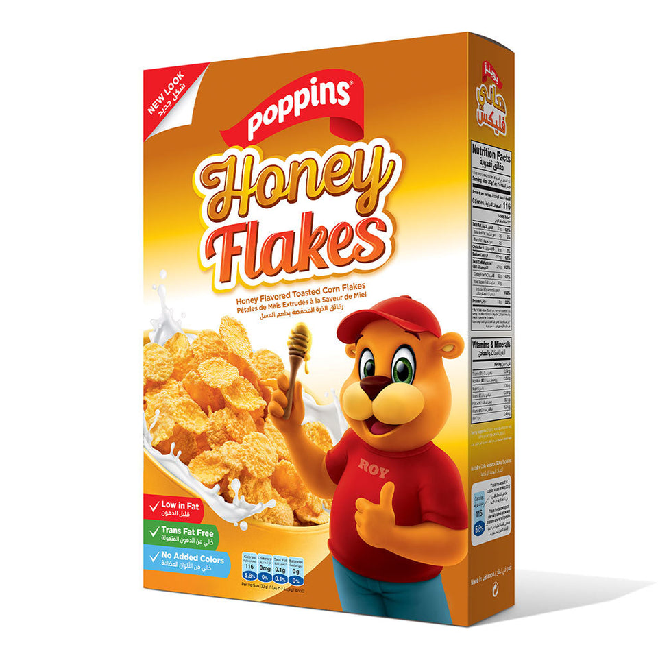 Poppins Honey Flakes 750g | Poppins In Lebanon