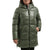Hunter Women's Olive Green Hooded Long Puffer Jacket