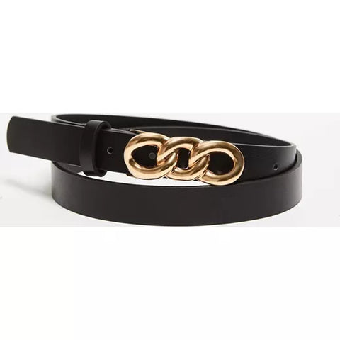 In Side Women's Luxury Chic Black Belts |In Side In Lebanon