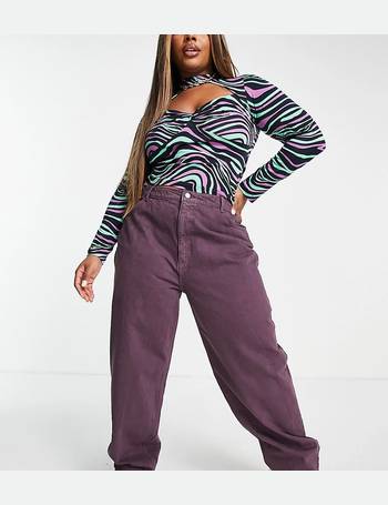 Asos Design Women's Purple Jeans ANF422 (LR47) shr (st5)