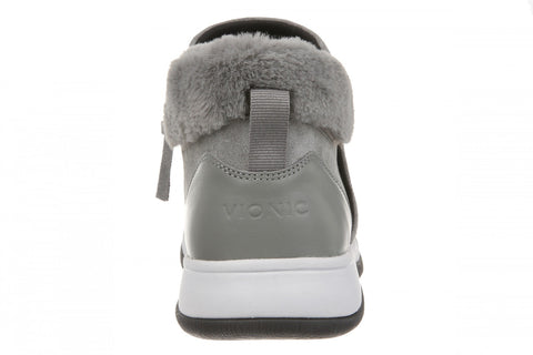 Vionic Women's Grey Water-Repellent Suede Norwood Boots | Vionic In Lebanon