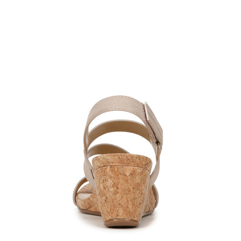 Naturalizer Women's Light Beige Adria Wedge Heeled  Sandals  |  Naturalizer in Lebanon