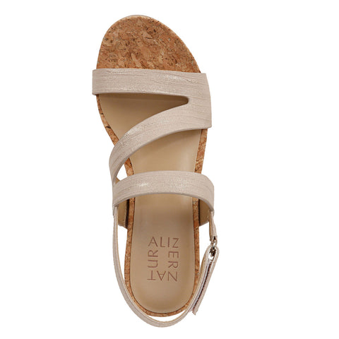 Naturalizer Women's Light Beige Adria Wedge Heeled  Sandals  |  Naturalizer in Lebanon