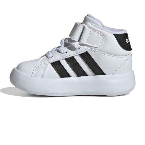 Adidas Baby Boy's White Grand Court Mid K Sneakers | Adidas In Lebanon