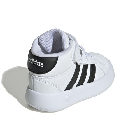 Adidas Baby Boy's White Grand Court Mid K Sneakers | Adidas In Lebanon