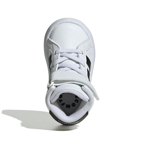 Adidas Baby Boy's White Grand Court Mid K Sneakers | Adidas In Lebanon