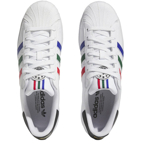 Adidas Men's White Striped Superstar Sneakers |Adidas In Lebanon