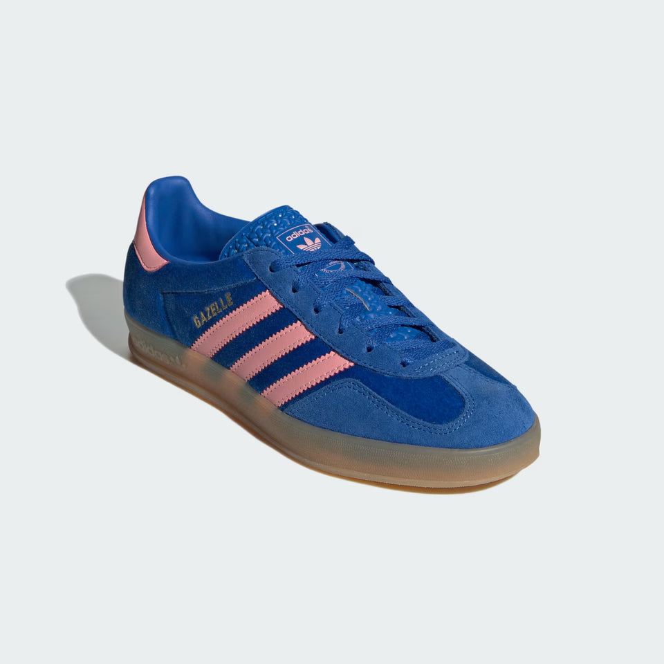Adidas Women's Blue & Pink Gazelle Indoor Sneakers | Adidas In Lebanon