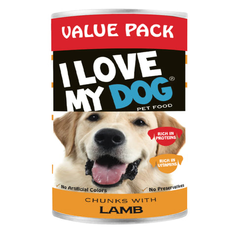 I Love My Dog Chunks with Lamb 1230g | I Love My Dog In Lebanon