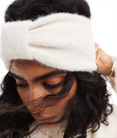 Forever 21 Women's Off White Wool Mix Knitted Headband |Forever 21 In Lebanon