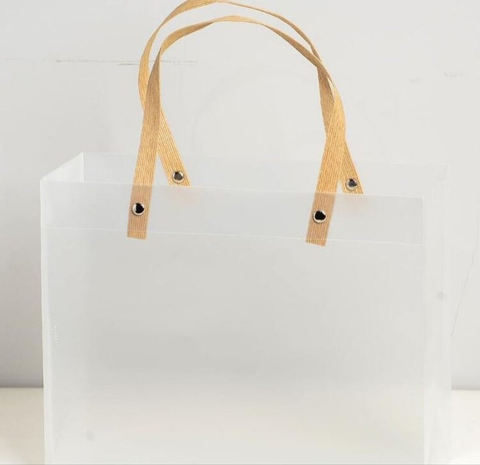 Hinox Plastic Gift Bag With Bamboo Handle H-6 10x27x30 | Hinox In Lebanon